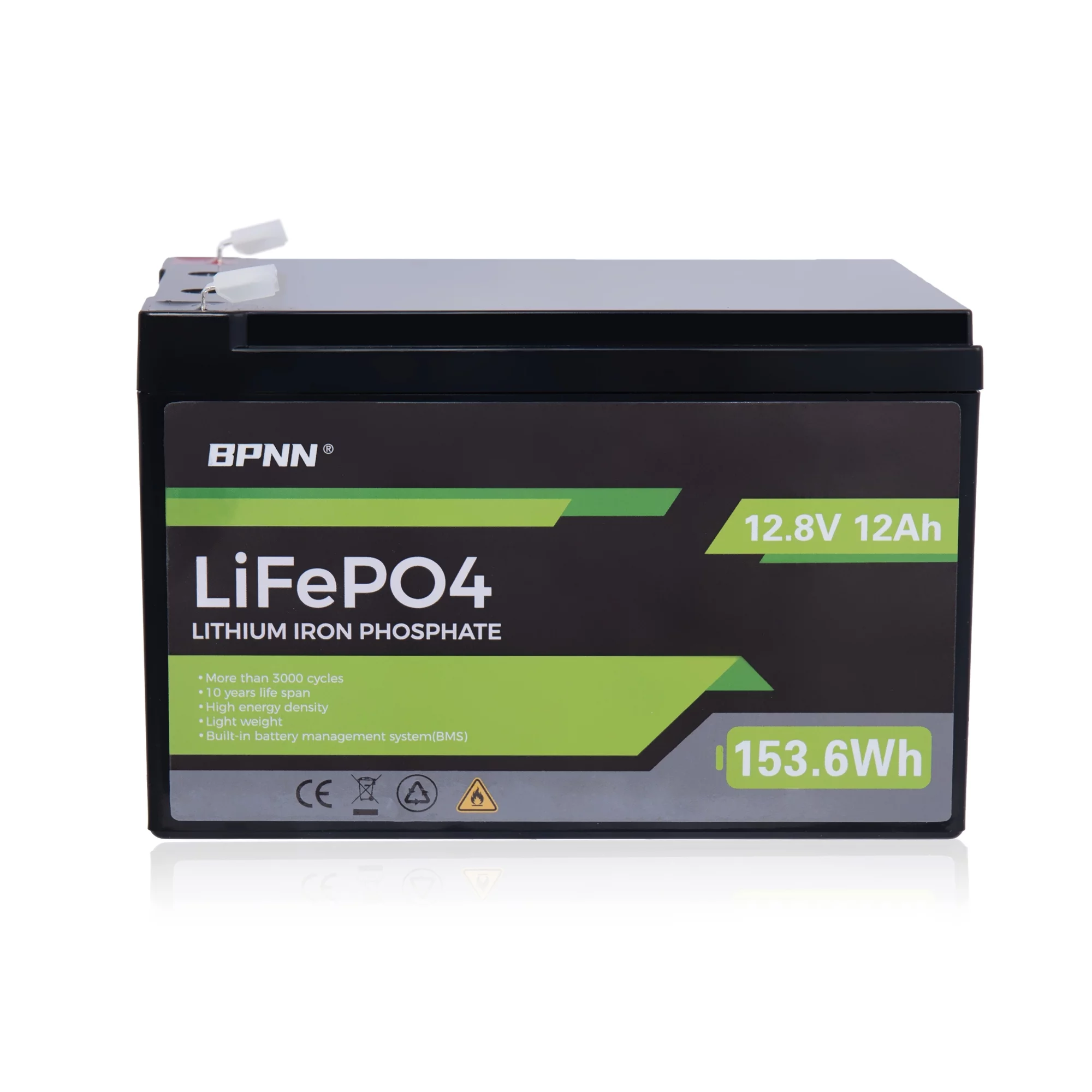 12V LiFePo4 Battery 50Ah Battery 4000+ Cycles 12V Lithium Battery for RV Camping Golf Cart - Inhomebuy