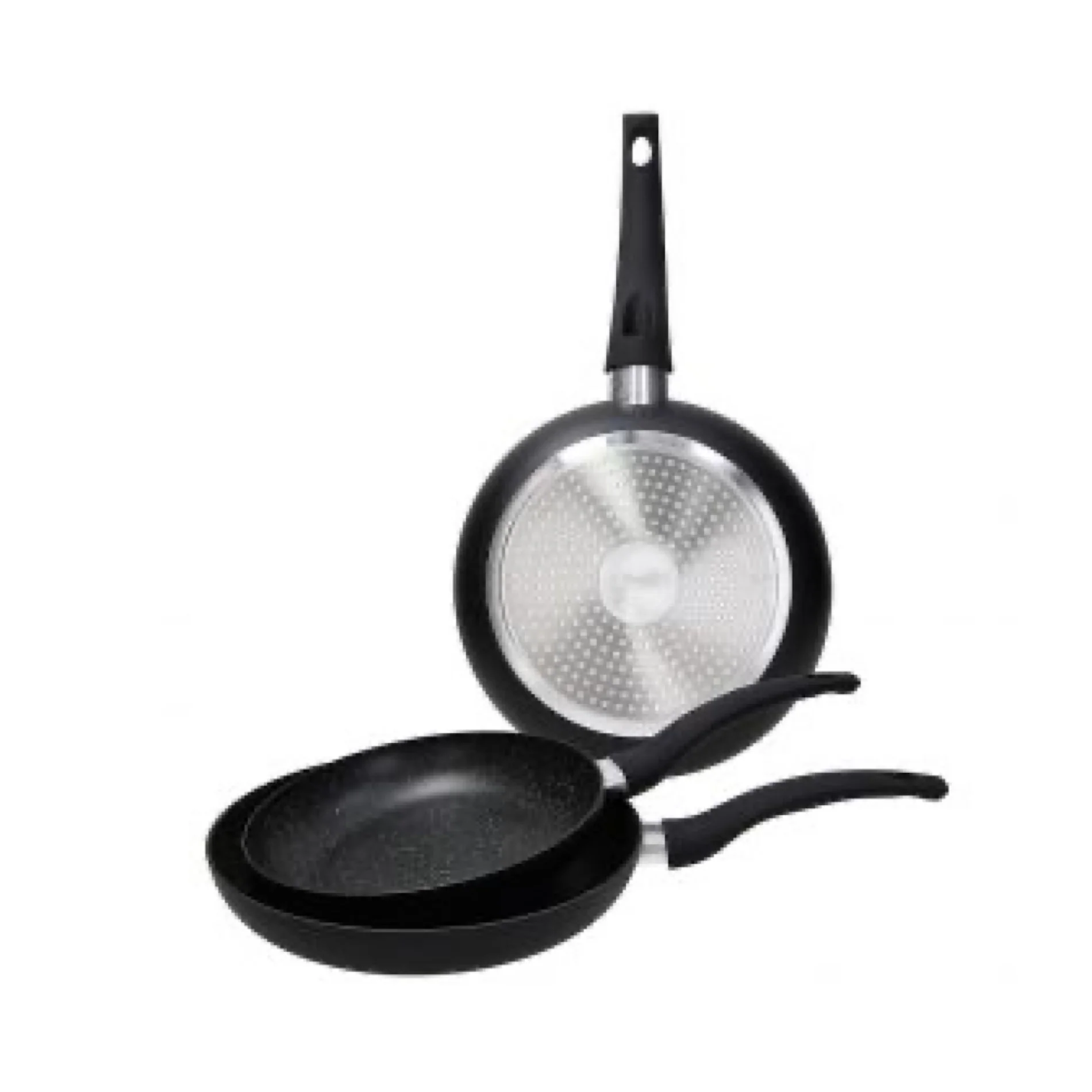 Grancuci Rock In Black Line Set 3 Pans 20 & 24 & 28Cm - Inhomebuy