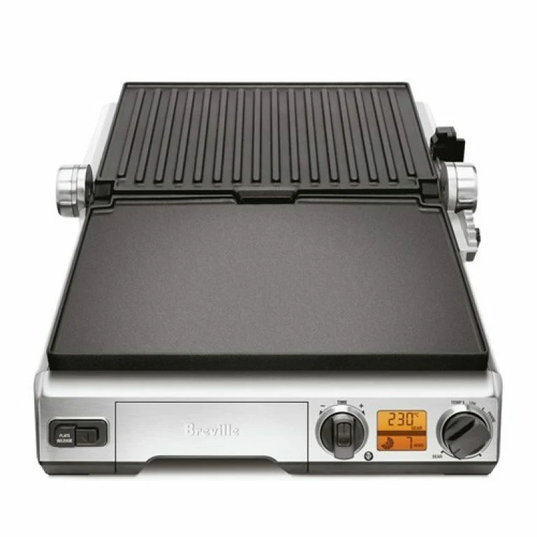 Breville Smart Grill |BGR820BSS| 130-sq.inch, 1800W , variable temp, LCD - Inhomebuy