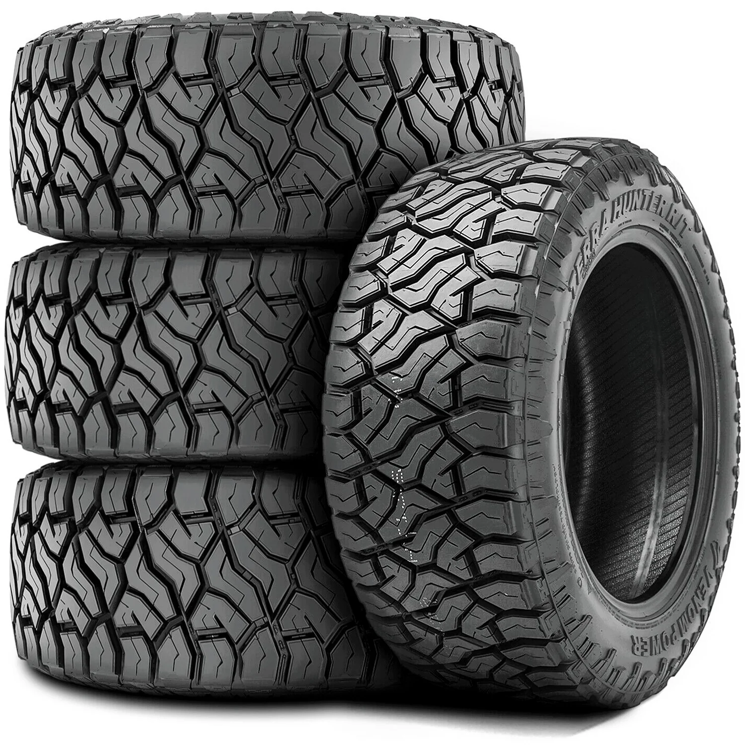 Venom Power Terra Hunter R/T Plus Rugged Terrain 285/55R20 116T XL Light Truck Tire - Inhomebuy