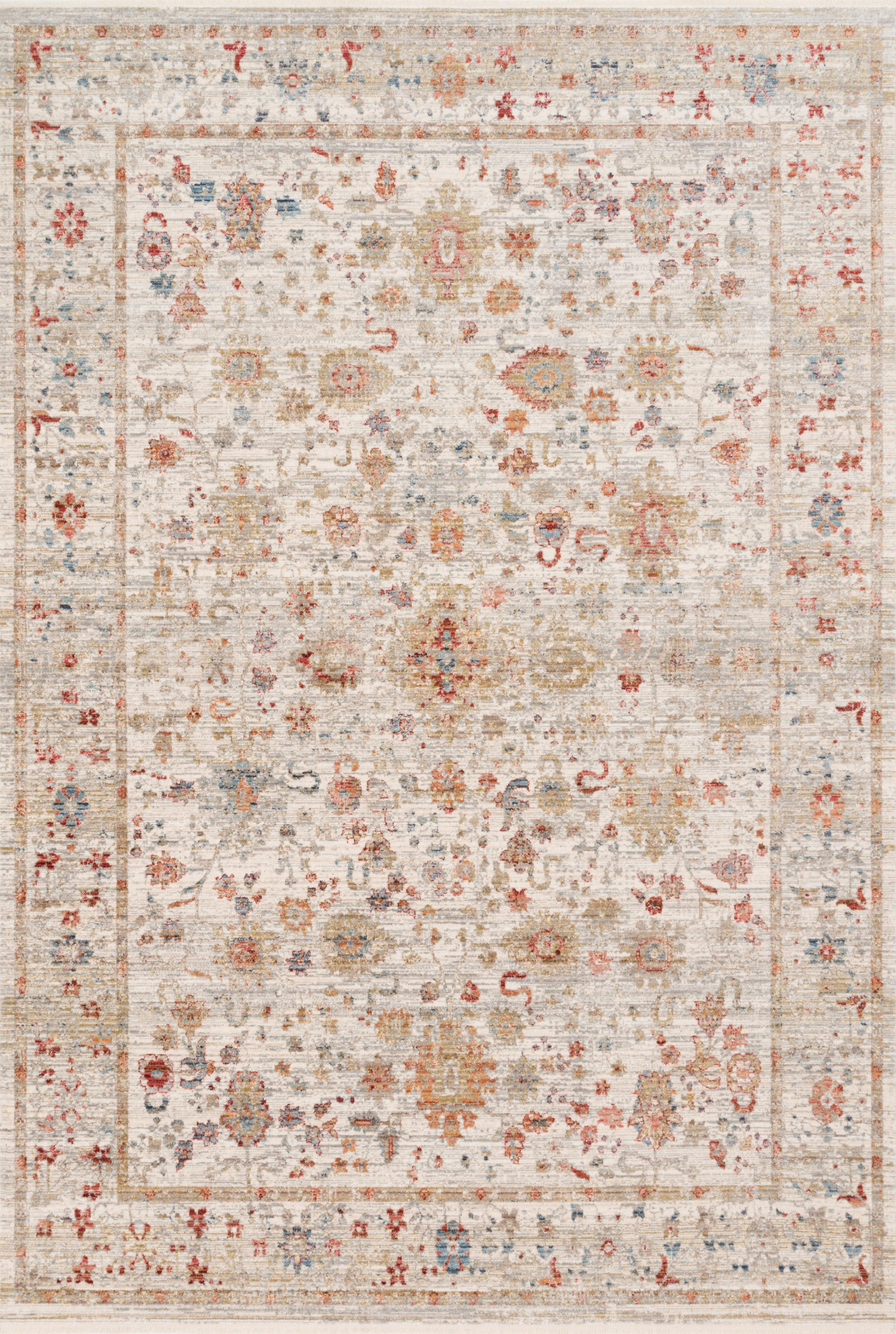 Loloi Rugs Claire Collection Rug in Ivory, Multi - 7'10