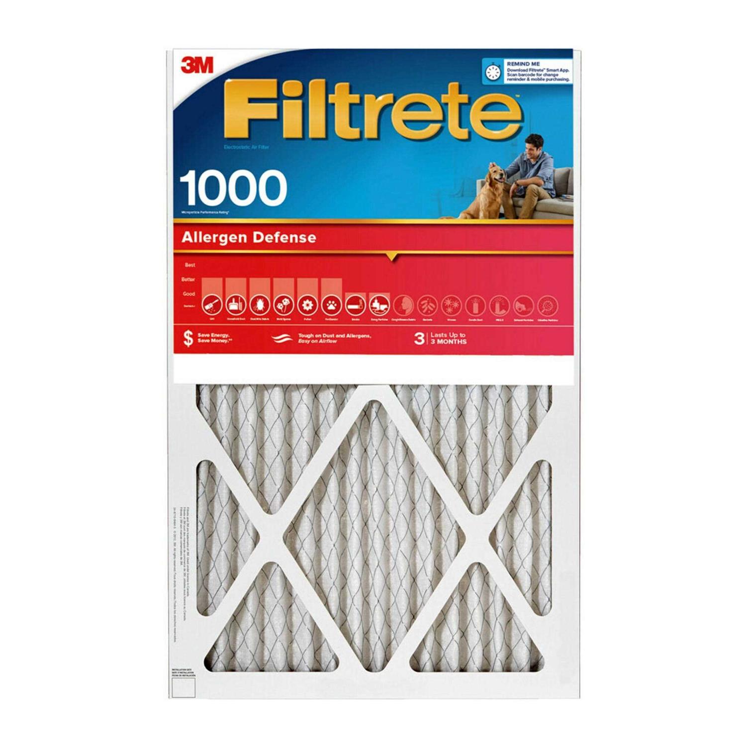 Filtrete 16×20 x 1 in. Flat Panel Air Filter - Inhomebuy
