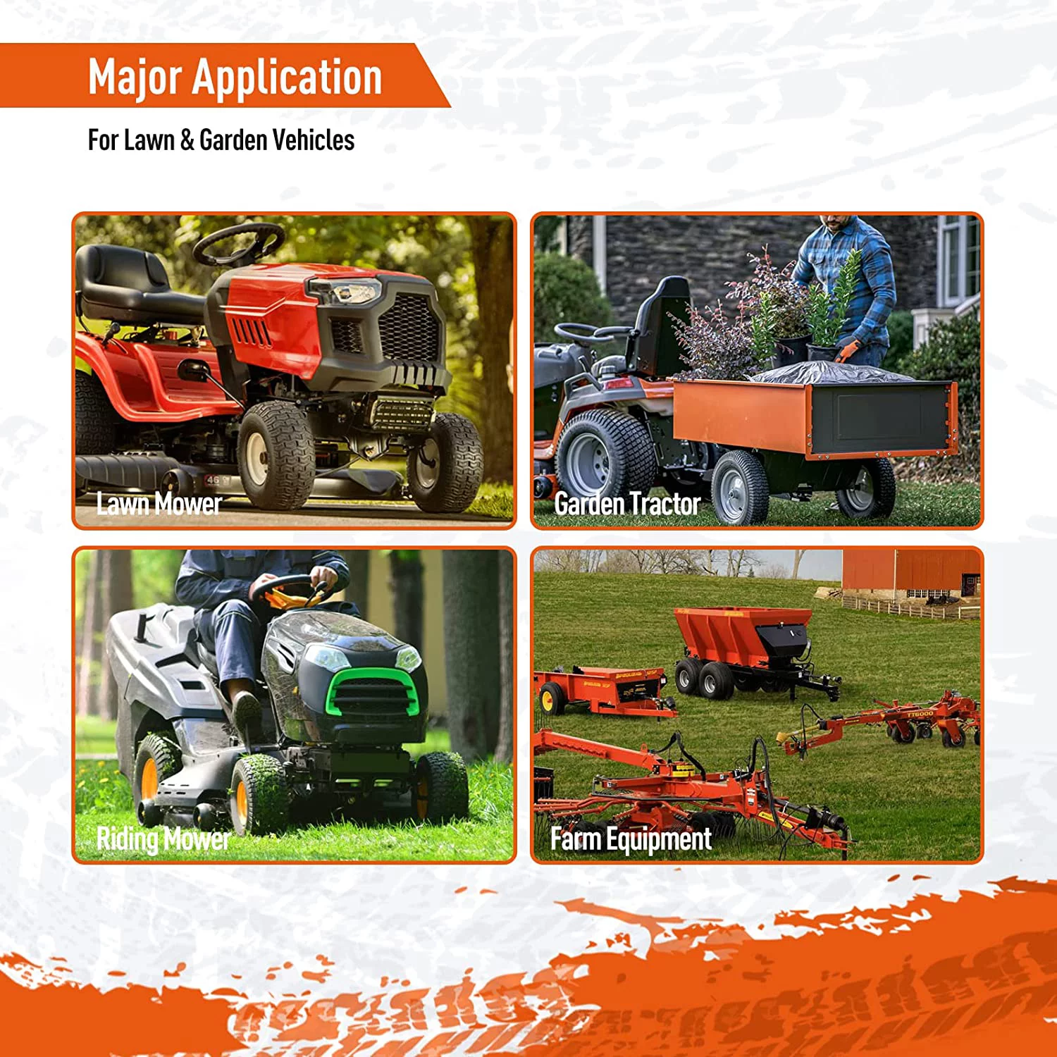 HALBERD 4PR Lawn  Garden Tires 20x10-8  20x10x8 Turf Saver Tubeless ATV  Tires Set of 2 - Inhomebuy