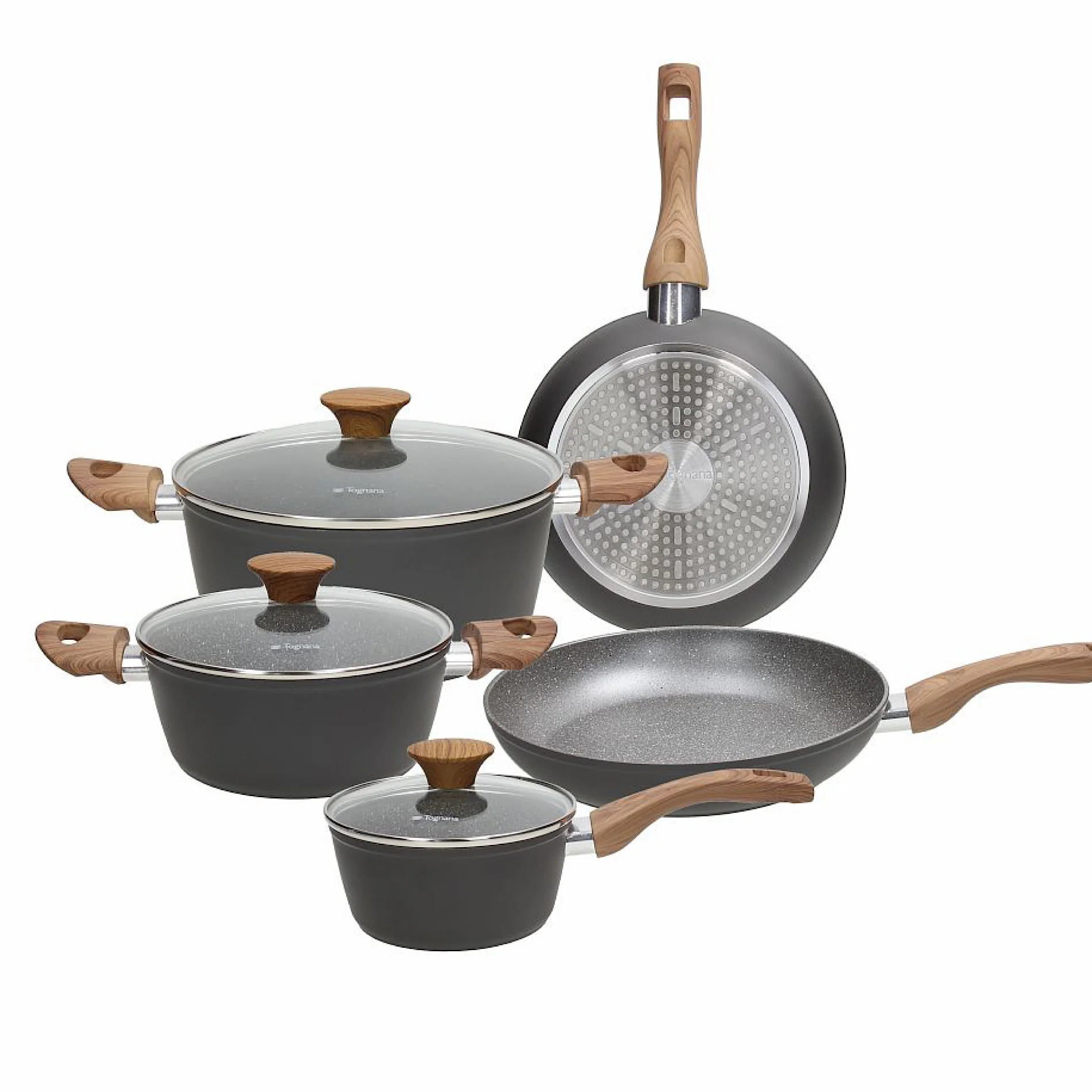 Grancuci Linea Great Stone Cookware Set 8pcs - Inhomebuy