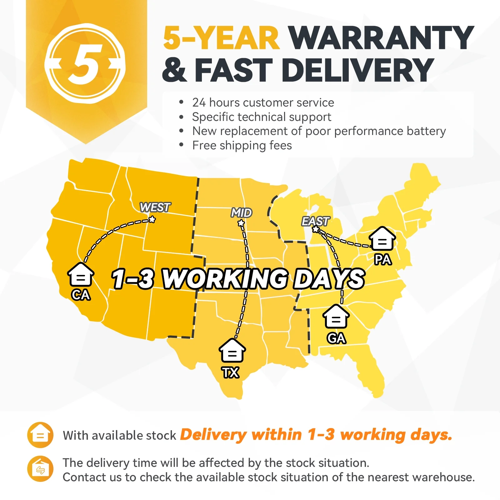 Power Queen 12V 100Ah Premium LiFePO4 Battery Fits Group 24 Battery Box, 1280Wh Lithium Battery with 100A BMS, Perfect for Trailer RV, Marine, Solar Power System - Inhomebuy