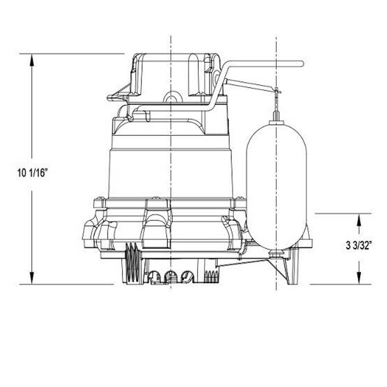 Zoeller 57-0001 Sump Pump - Inhomebuy