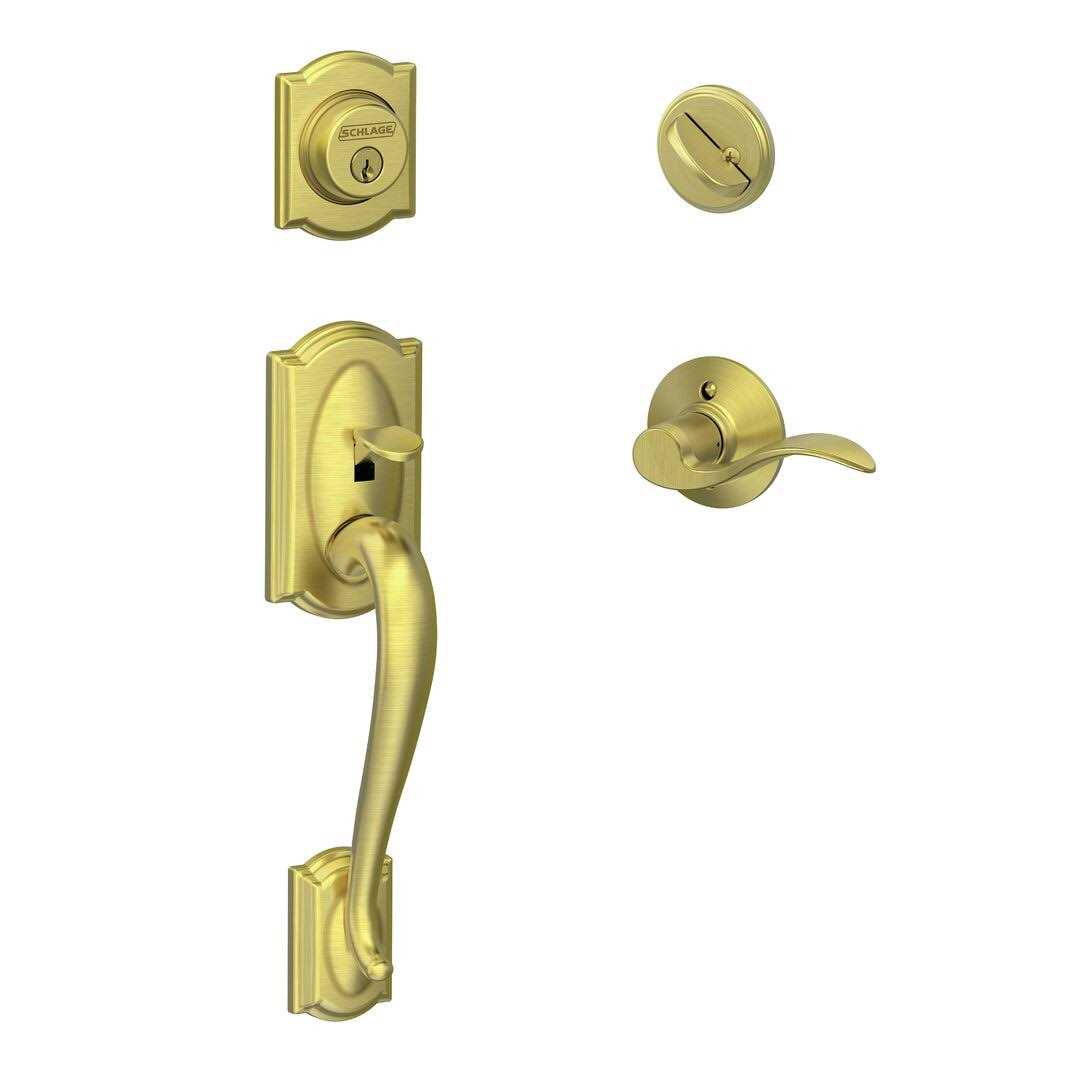 Schlage Camelot Single Cylinder Deadbolt - Inhomebuy