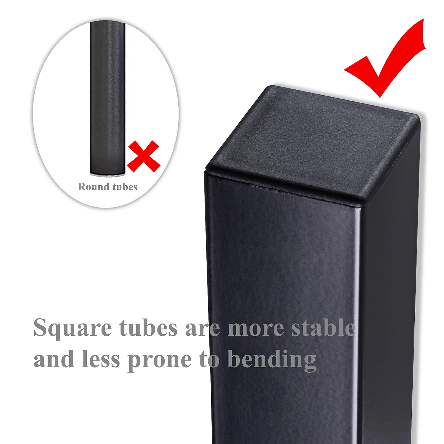 Amolife Twin Over Full Metal Bunk Bed with Removable Stairs, Fullength Guardrail, Black - Inhomebuy