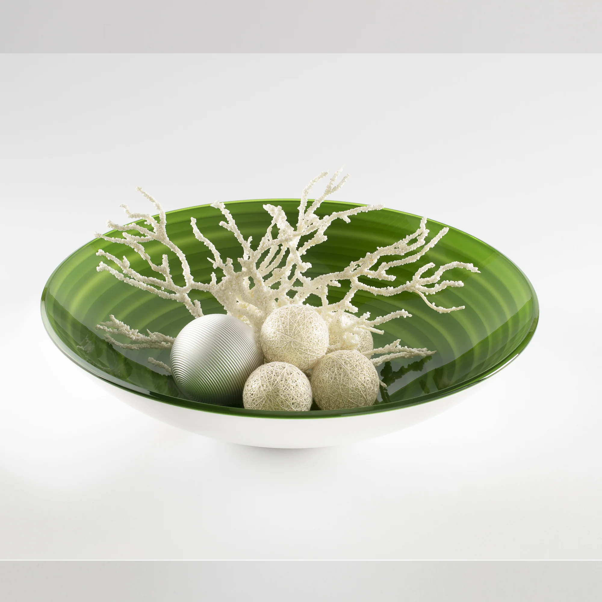 Center Piece/ Fruit Bowl Twist Sky Grey - Inhomebuy