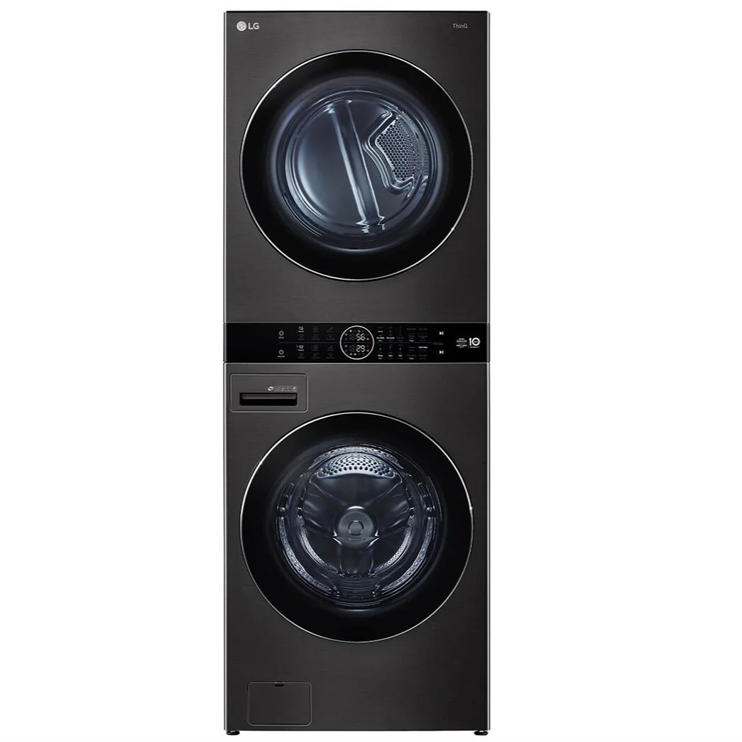 LG WashTower, Front Load 5.2 cu. ft. Washer and 7.2 cu. ft. Heat Pump Ventless Dryer - WKHC202HBA - Inhomebuy