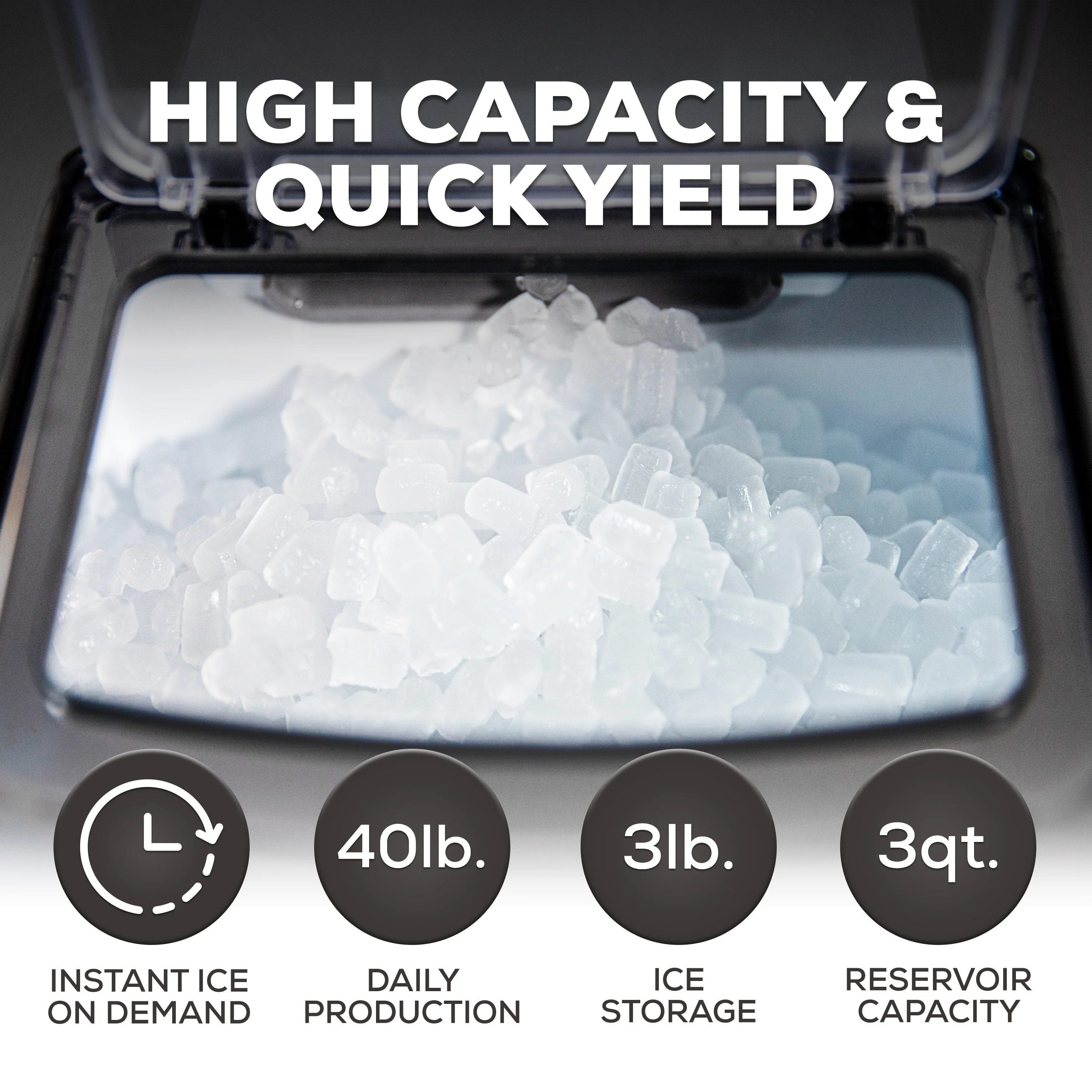 Igloo Automatic Dispensing Nugget Ice Maker - Inhomebuy