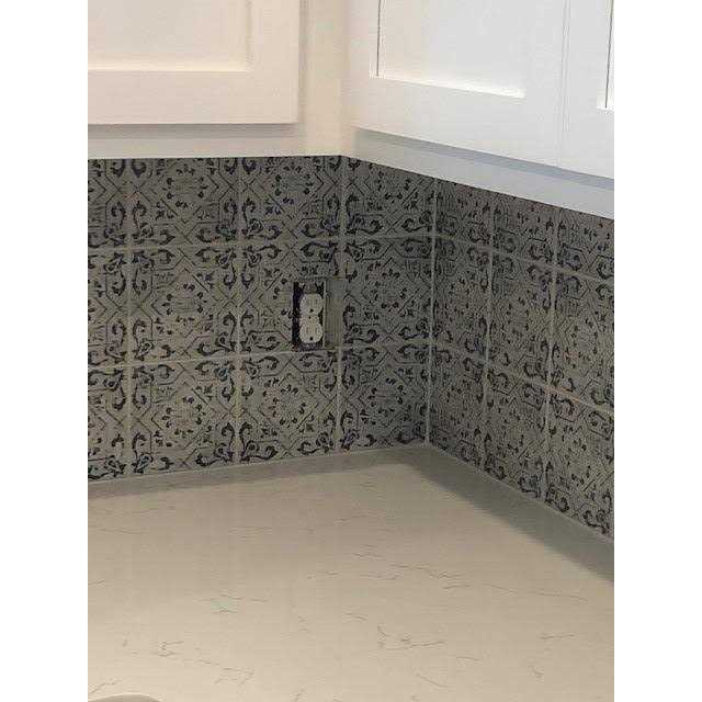 Mosaic Tile Outlet Deco Patterned Black Gray White Matte Porcelain Tile - Inhomebuy