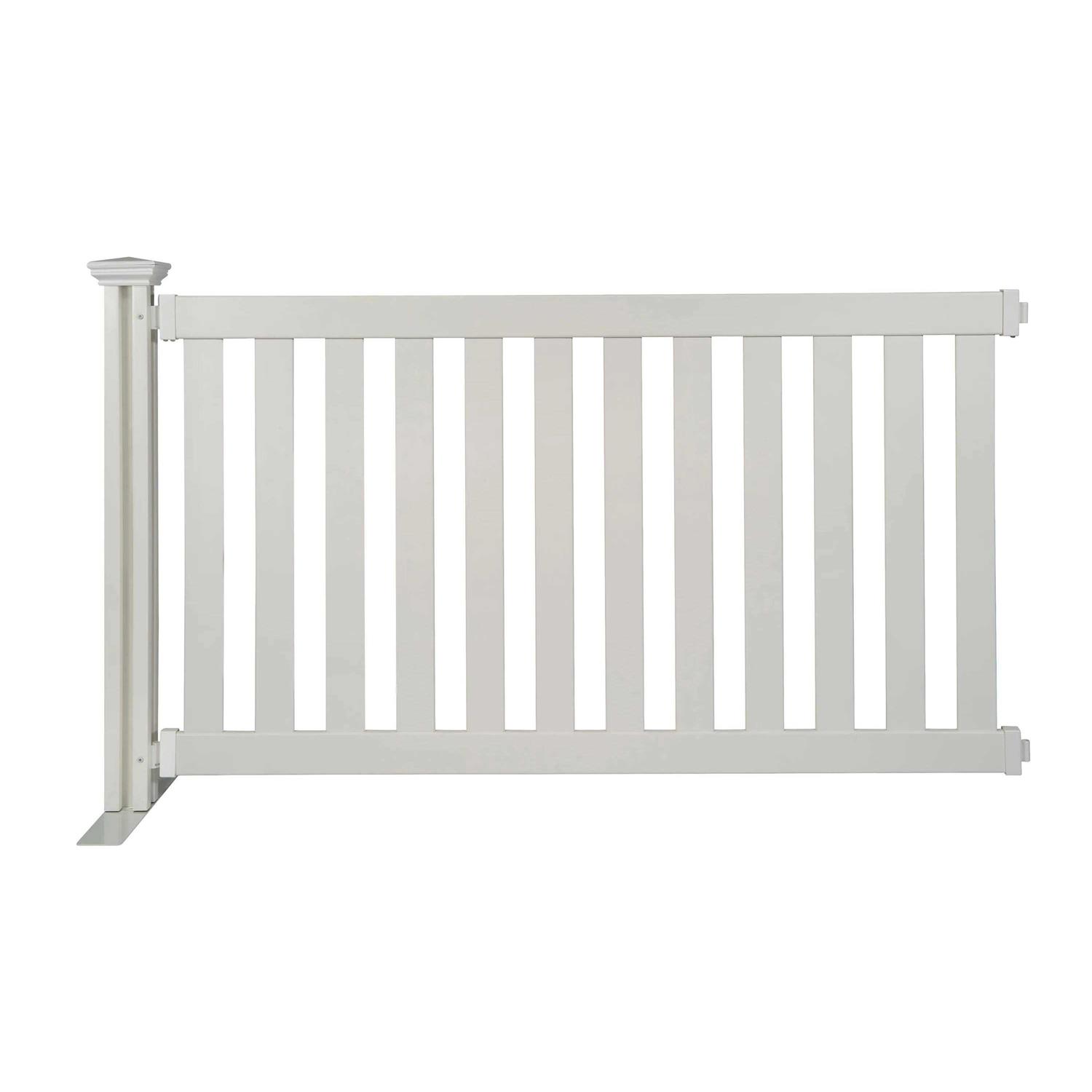 Zippity Outdoor Products Burbank Vinyl Picket Fence - Inhomebuy