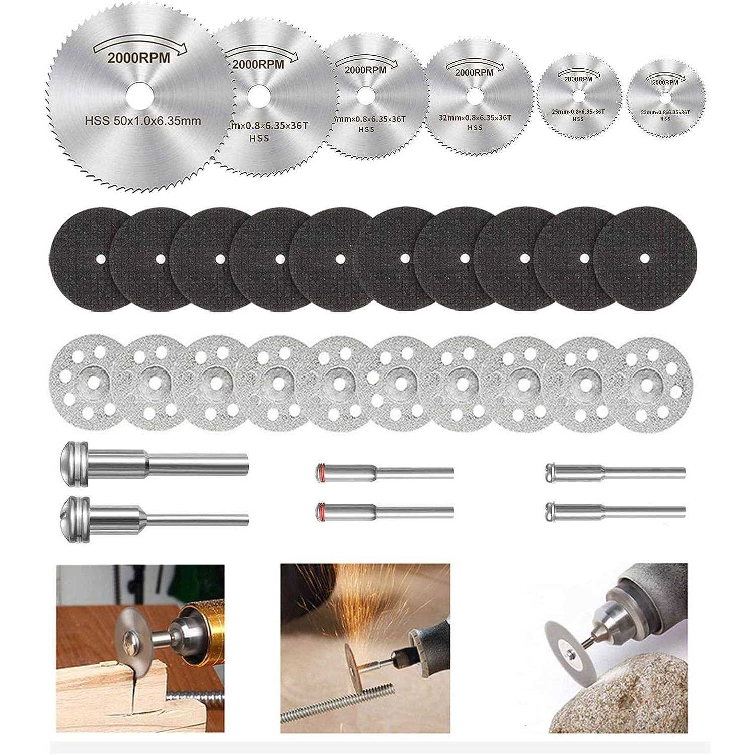 Cutting Wheel 4 1/2 for Angle Grinder Metal Cutting Wheel 4.5 Die Grinder Cut Off Wheel for Metal - Inhomebuy