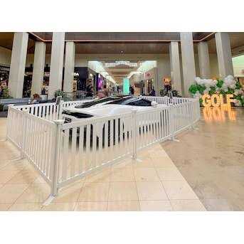 Zippity Outdoor Products Burbank Vinyl Picket Fence - Inhomebuy