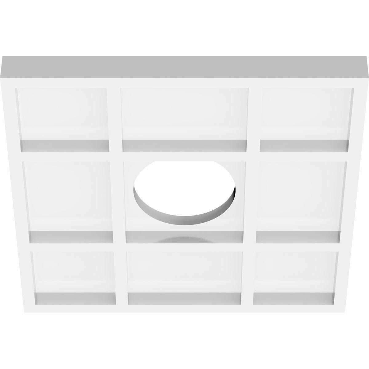 Ekena Millwork Round Surface Mount PVC Gable Vent GVPRO - Inhomebuy
