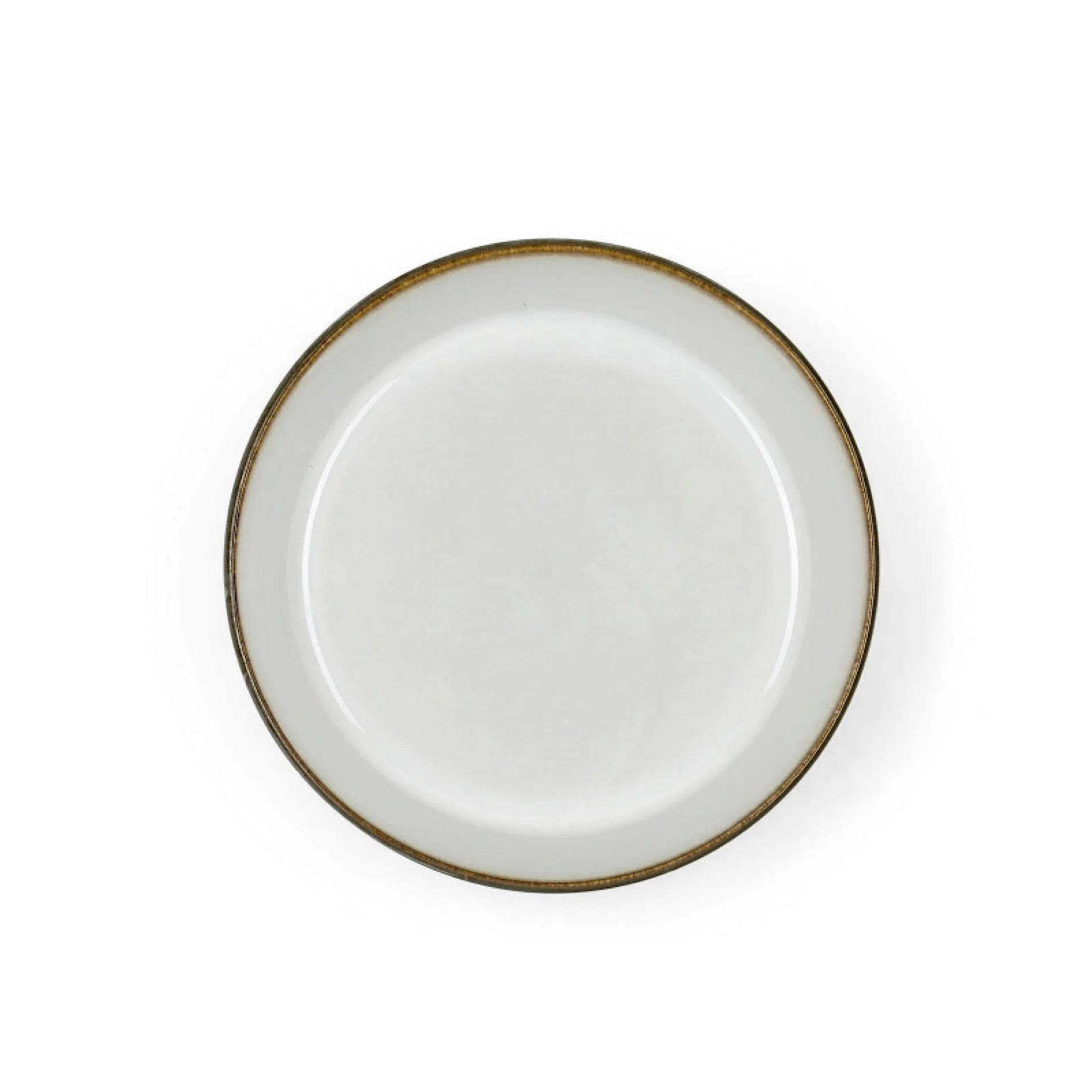 Stoneware Bowl Plate Deep 18cm Grey Cream - Inhomebuy