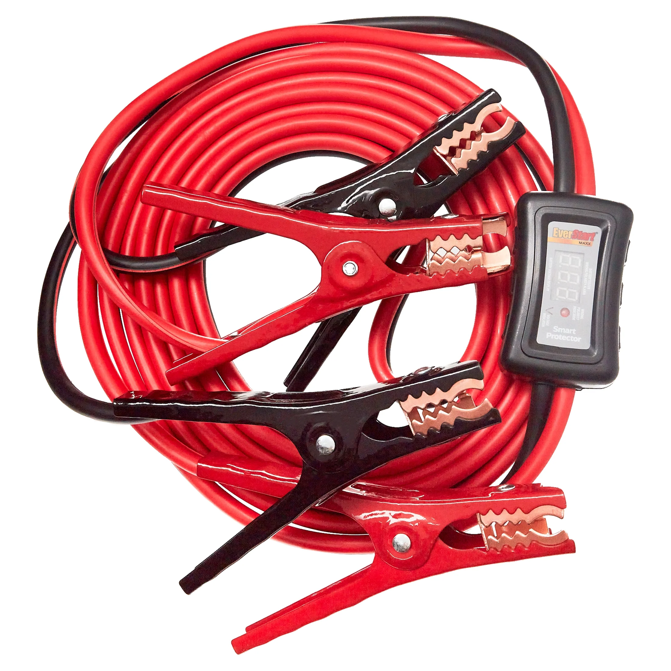 EverStart Maxx 6-Gauge Heavy Duty 16-Foot Booster Cables with Smart Protector - Inhomebuy