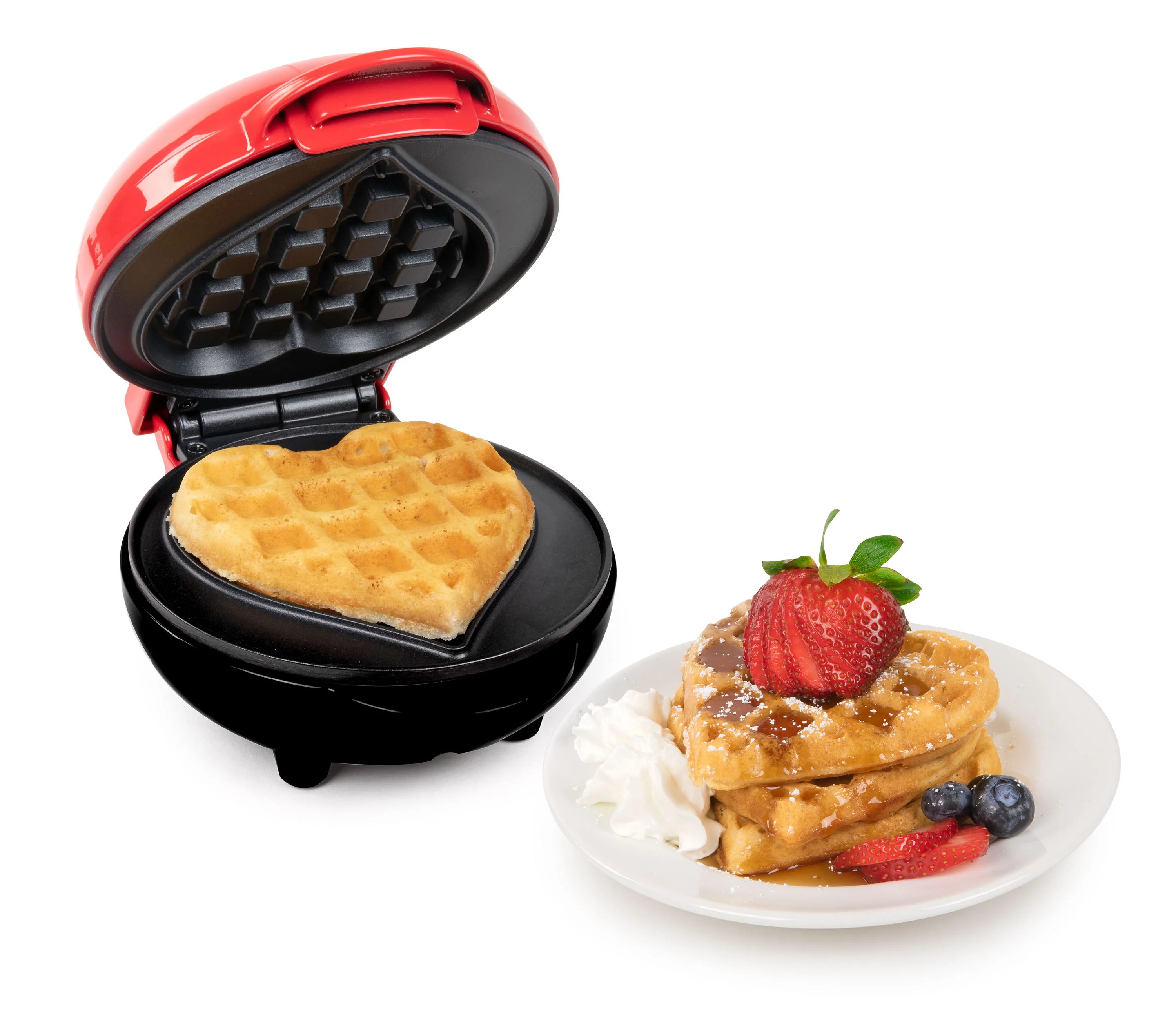 MyMini Personal Electric Heart Waffle Maker - Inhomebuy