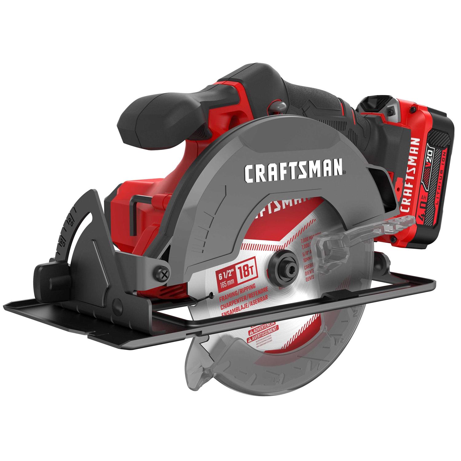 Craftsman V20 Cordless Circular Saw - Inhomebuy