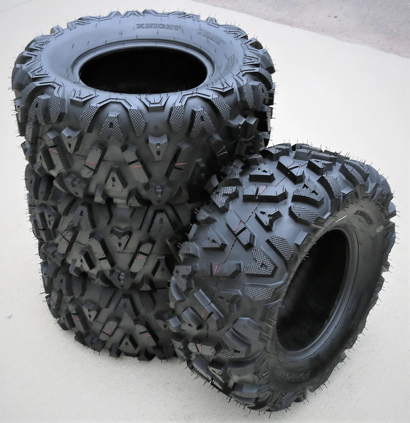 Forerunner Knight 25X10-12 25X10X12 6 Ply M/T ATV UTV Mud Tire - Inhomebuy