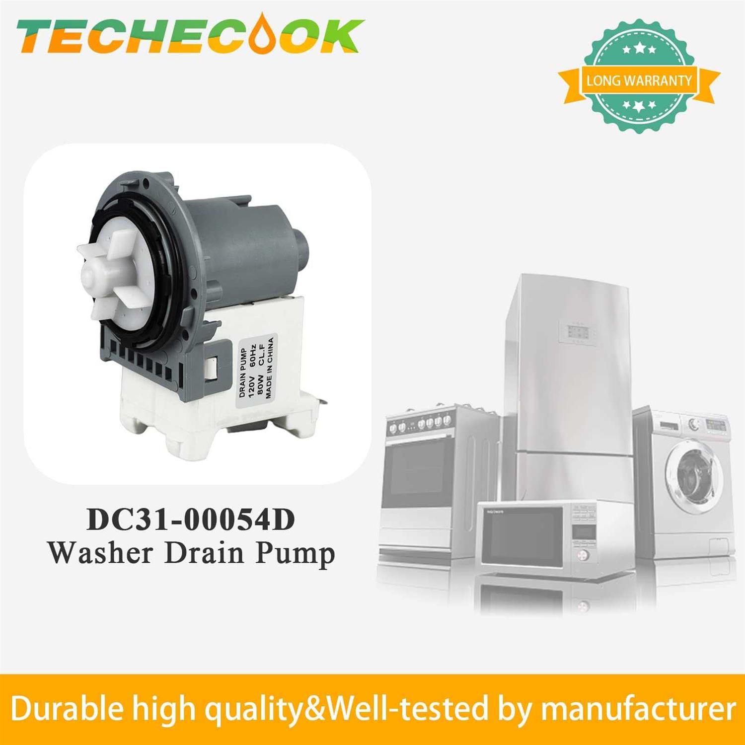 Techecook A00126401 AP5690431 Dishwasher Drain Pump OEM - Inhomebuy