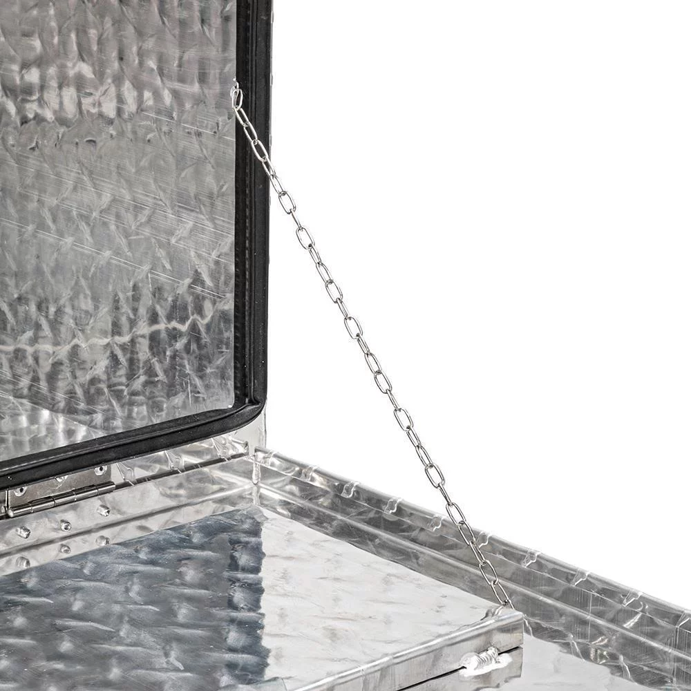 TUFFIOM 24” Aluminum Truck Tool Box with Lock Trailer Pickup Underbody Truckbed Storage - Inhomebuy