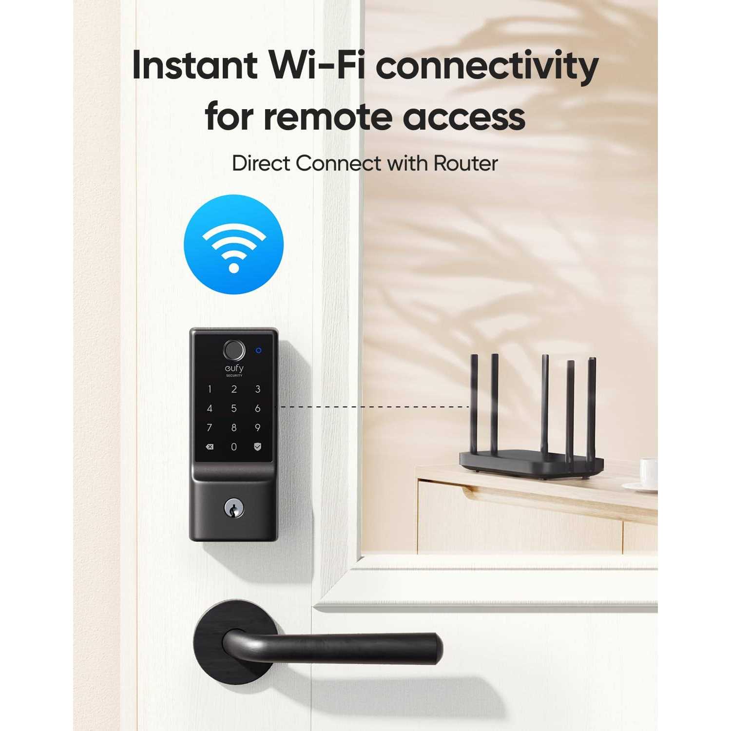 eufy Security C210 Smart Lock 5-in-1 Keyless Entry Door Lock - Inhomebuy