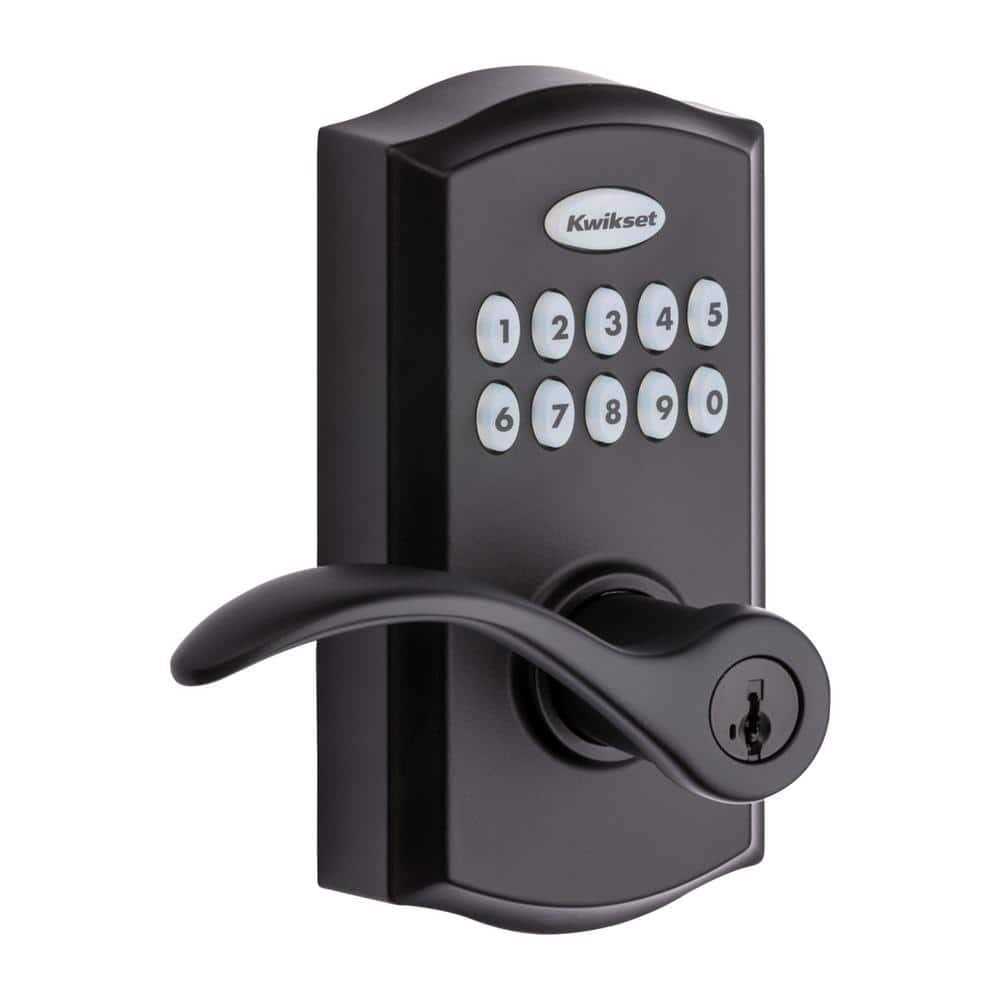 Kwikset Obsidian Keyless Z-Wave Electronic Touchscreen Deadbolt 954OBN - Inhomebuy
