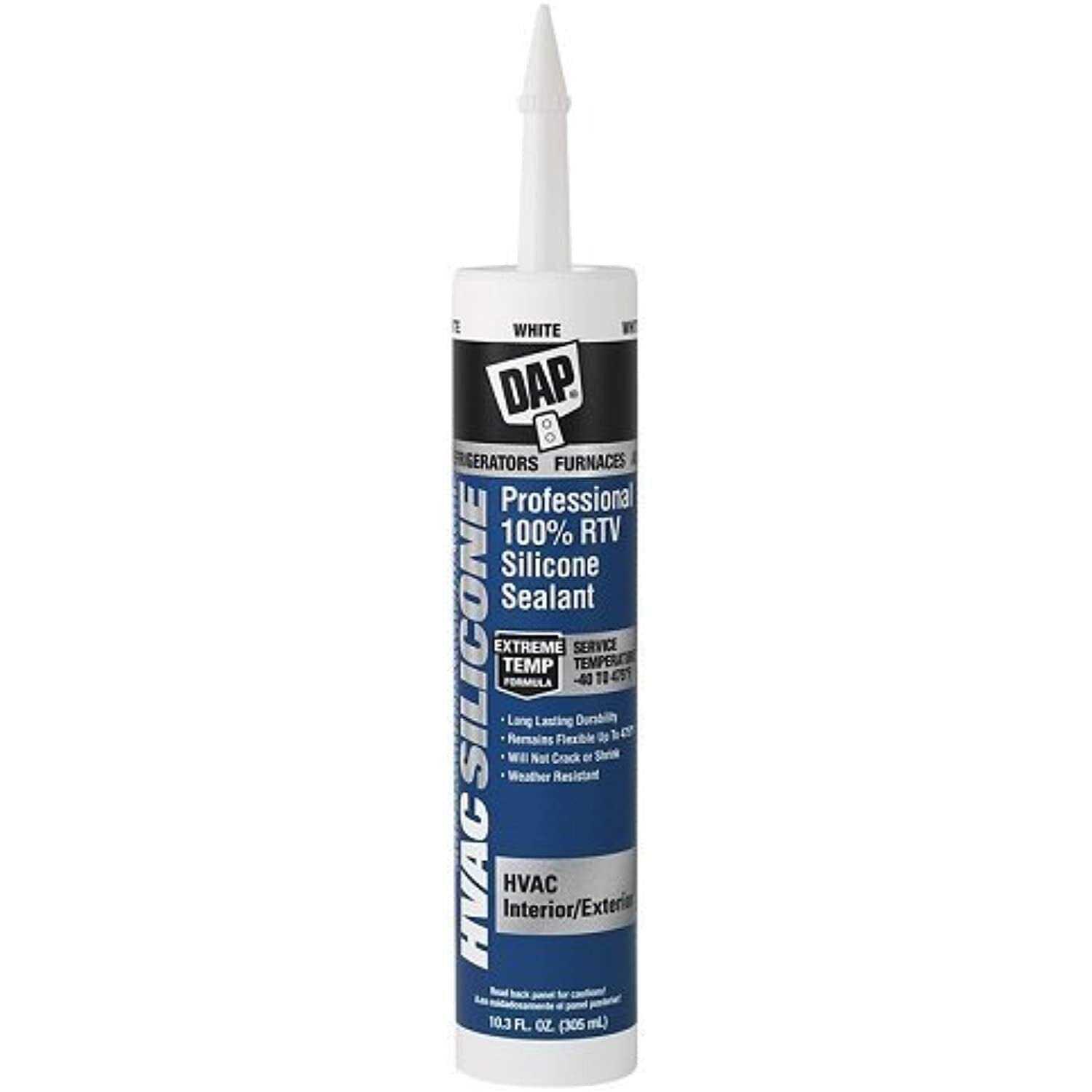 Dap HVAC Silicone 100% RTV Silicone Sealant 10.3 oz - Inhomebuy