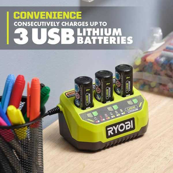 RYOBI USB Lithium 2.0 Ah Lithium-ion Rechargeable Battery - Inhomebuy