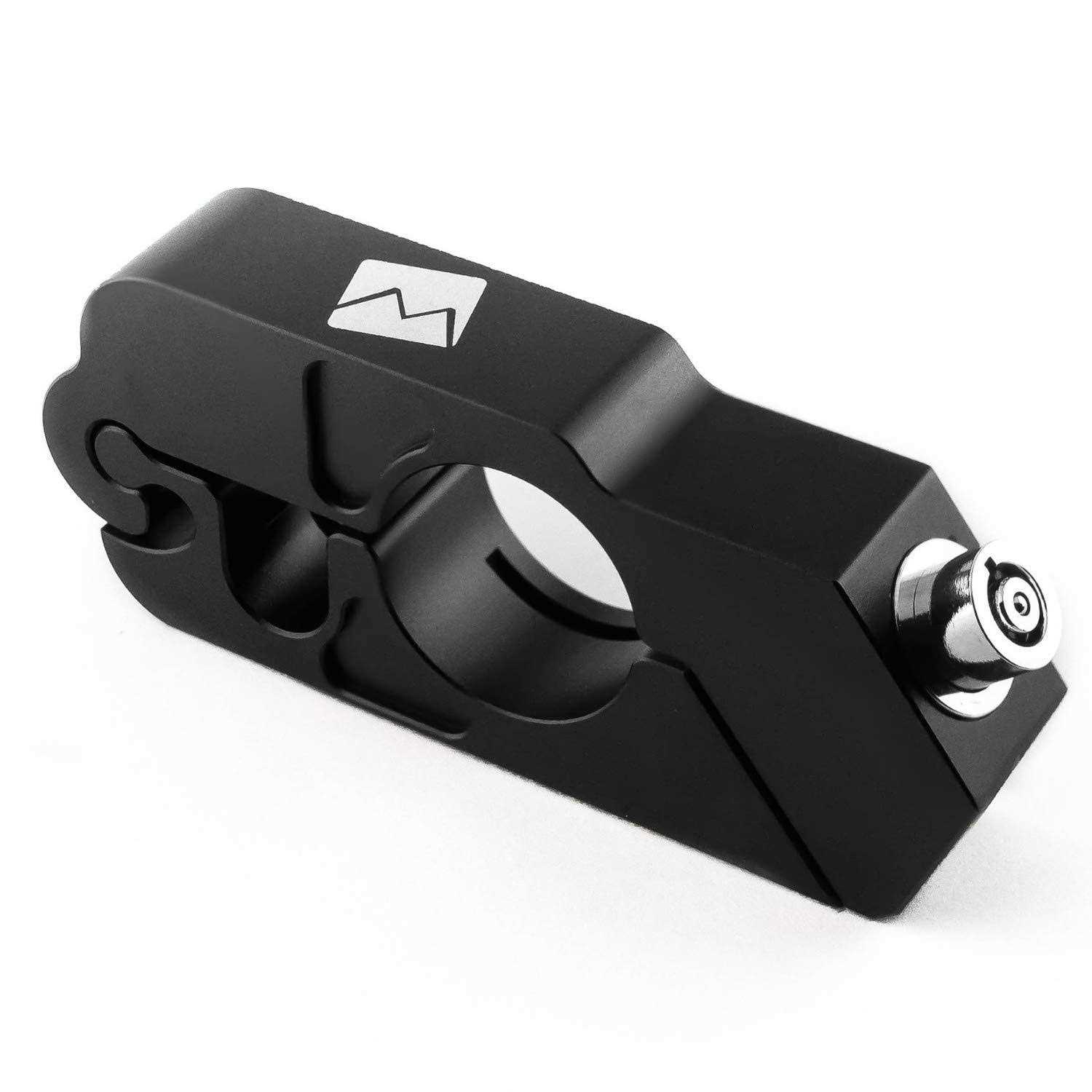 PLORIS by Monster Fairings Motorcycle Locks Heavy Duty Anti Theft Adjustable Bike Handlebar Lock for Protection - Inhomebuy