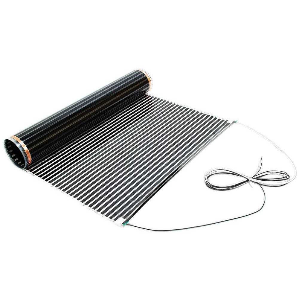 Electric Floor Heating ThermoFilm 36 in. x 7 ft., 120-Volt Film for Laminate and Engineered Wood Floors - Inhomebuy