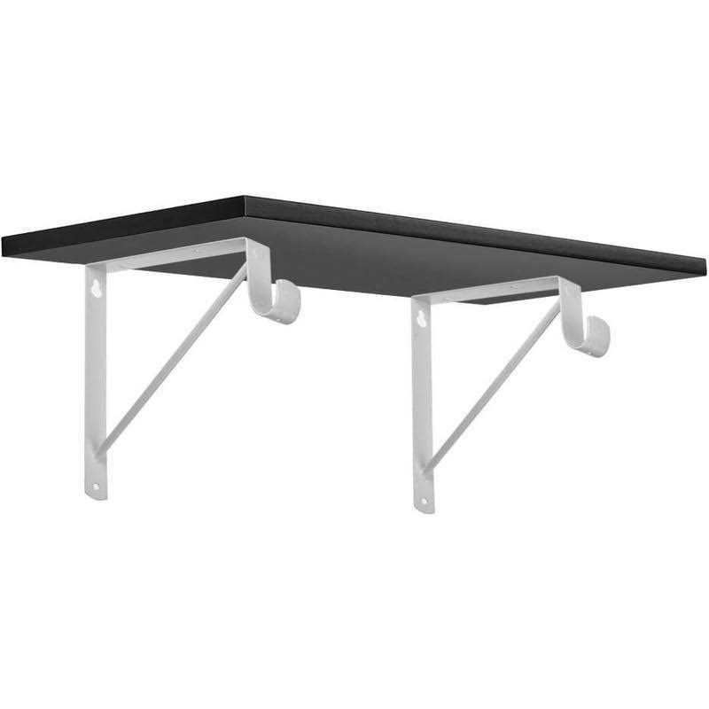 Dewell Shelf and Rod Brackets - Inhomebuy