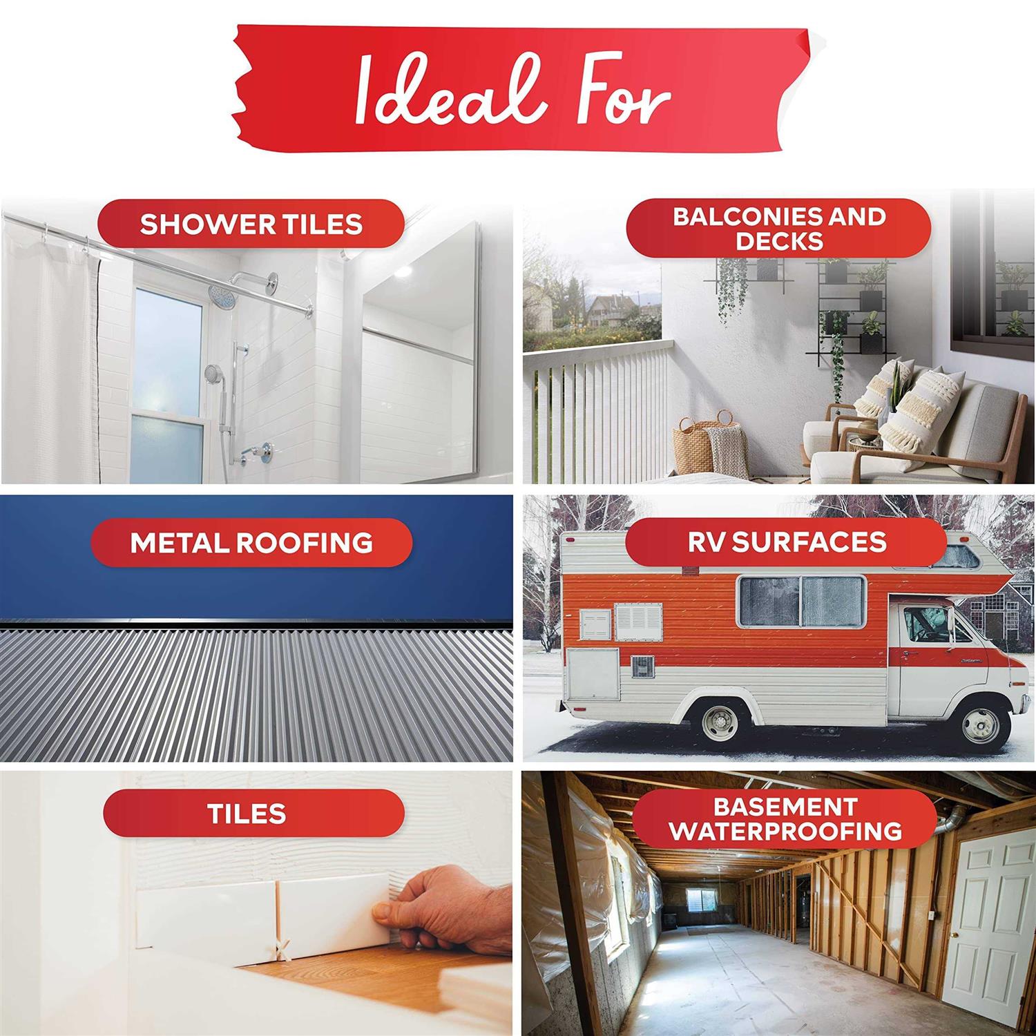 XFasten Waterproofing Membrane Sheet 8 X 75 Ft Shower Waterproofing Membrane Tape for Underlayment Tile - Inhomebuy