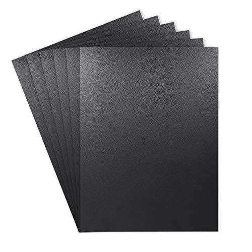 Zuvas Black Abs Plastic Sheet 12 X 16 X 6 Pack - Inhomebuy