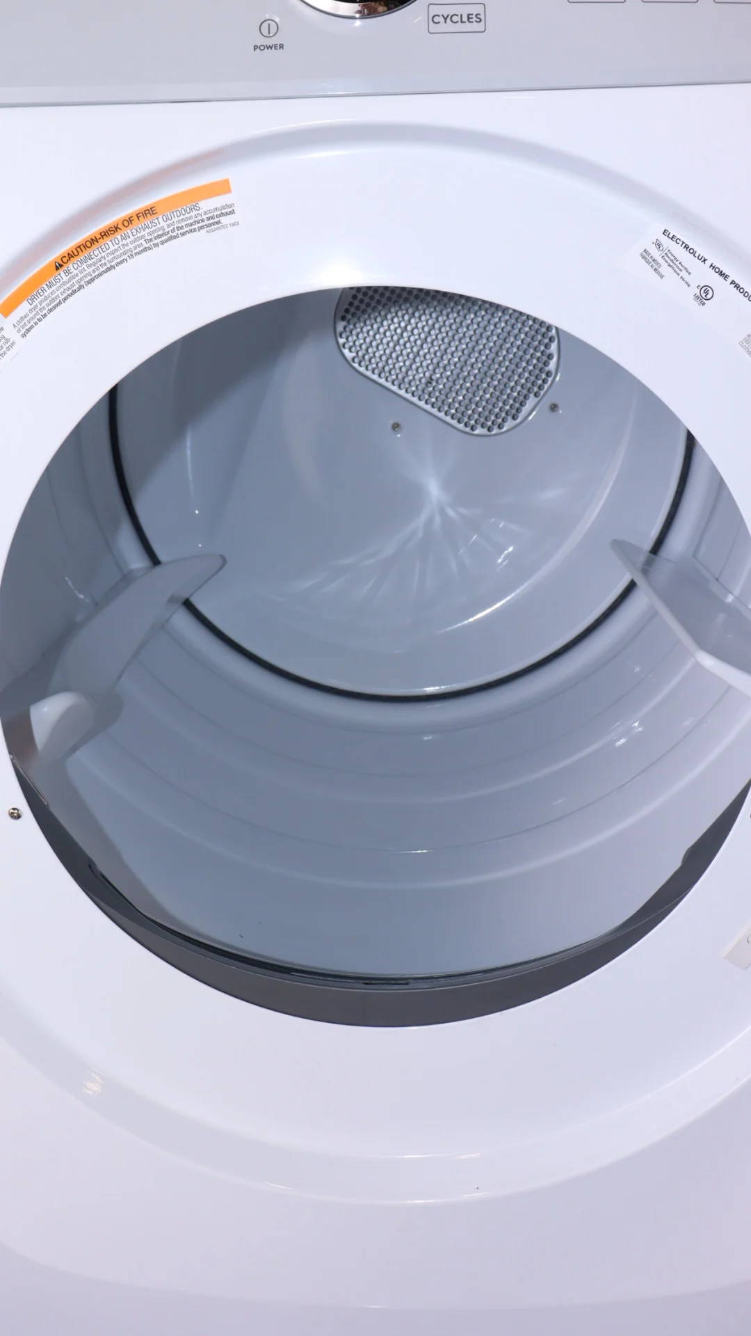 ELECTROLUX 3 SERIES 27 IN. 8.0 CU FT. WHITE ELECTRIC FRONT LOAD DRYER WITH LUXCARE LINT SHIELD - ELFE733CAW - Inhomebuy