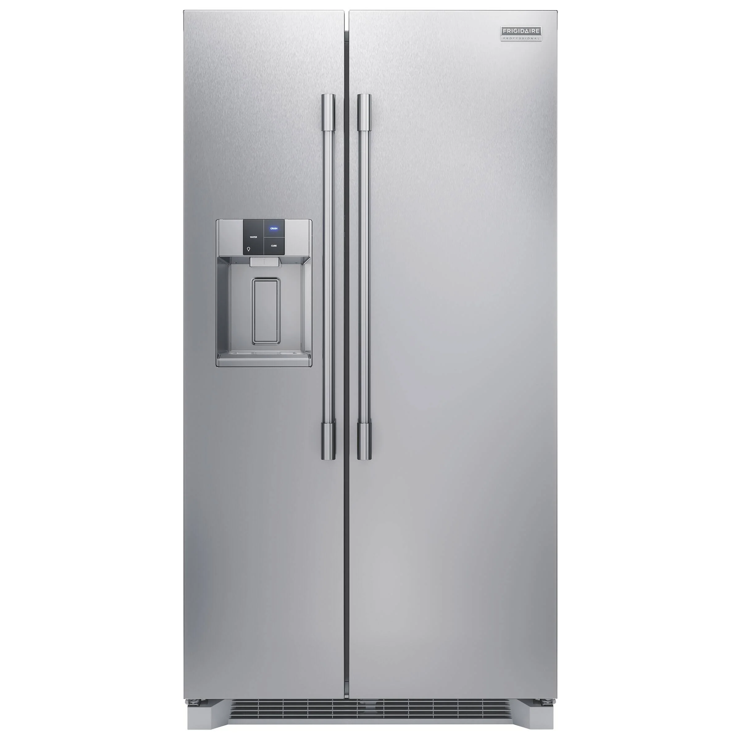 FRIGIDAIRE PROFESSIONAL 36 IN. 22.3 CU. FT. STAINLESS STEEL COUNTER DEPTH SIDE-BY-SIDE REFRIGERATOR - Inhomebuy