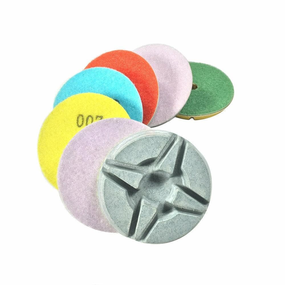 White Floor Polishing Pads: 3 Inch - Inhomebuy