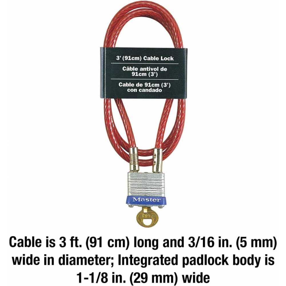 Master Lock Cable - Inhomebuy