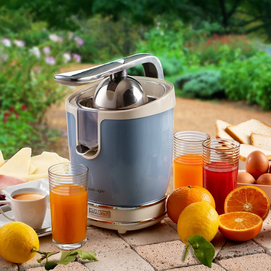 Vintage Electric Juicer Blue 400W - Inhomebuy