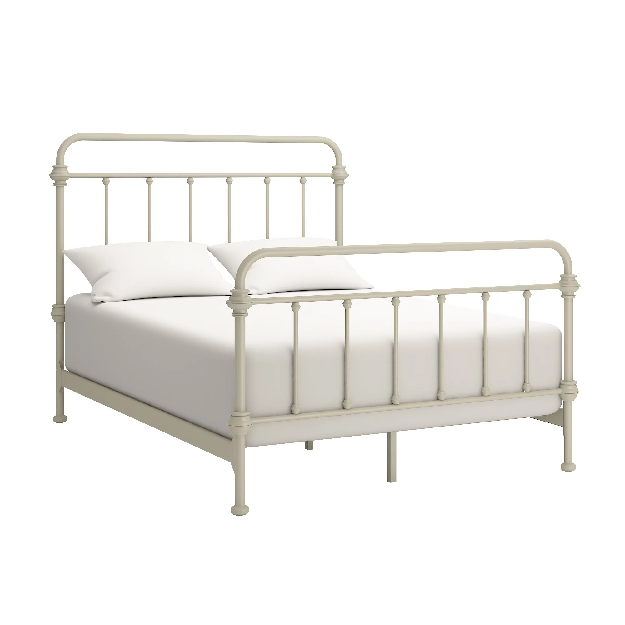 Weston Home Nottingham Metal Twin Bed, Blue Steel - Inhomebuy
