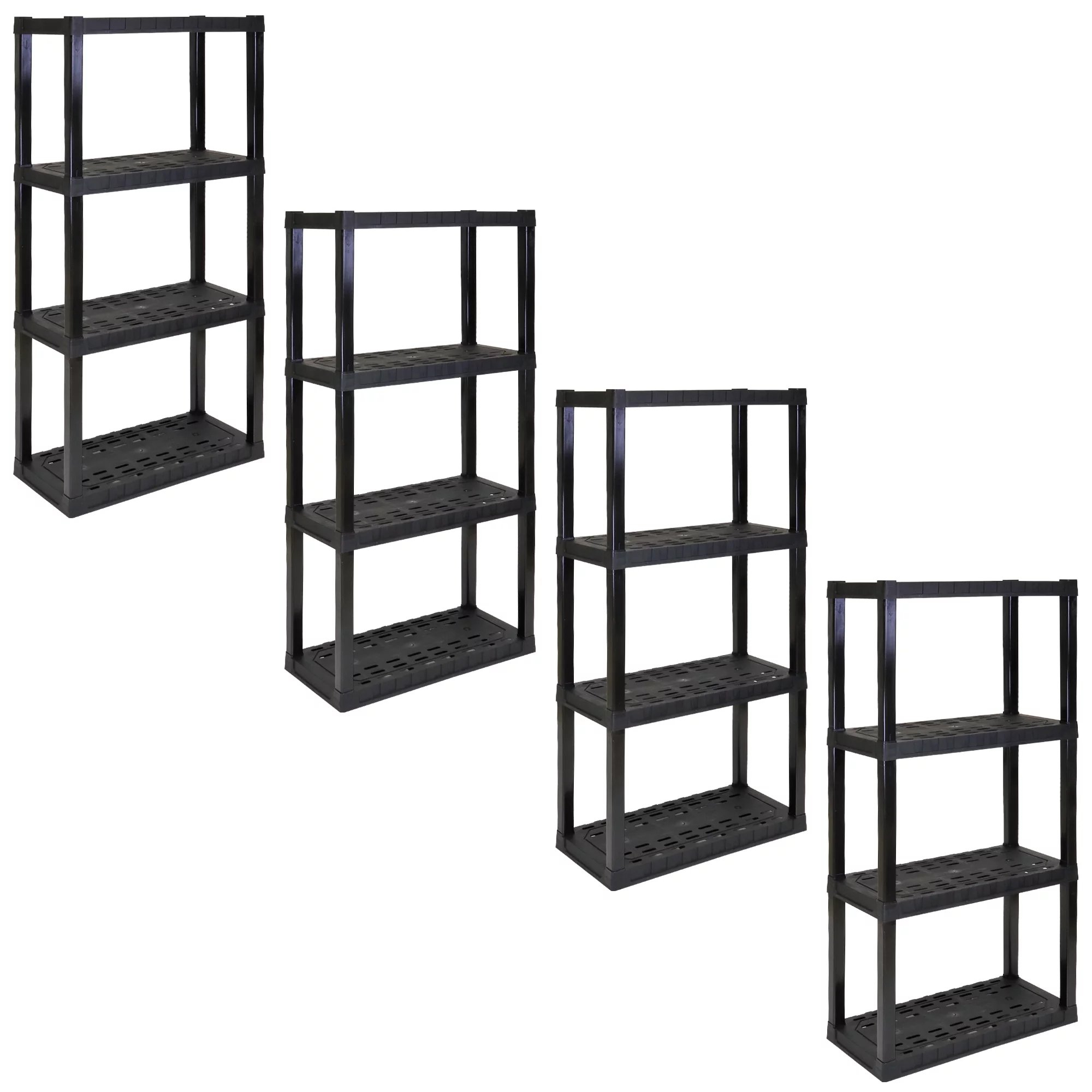 Hyper Tough 4-Tier Shelving Unit, W30 x D14 x H57