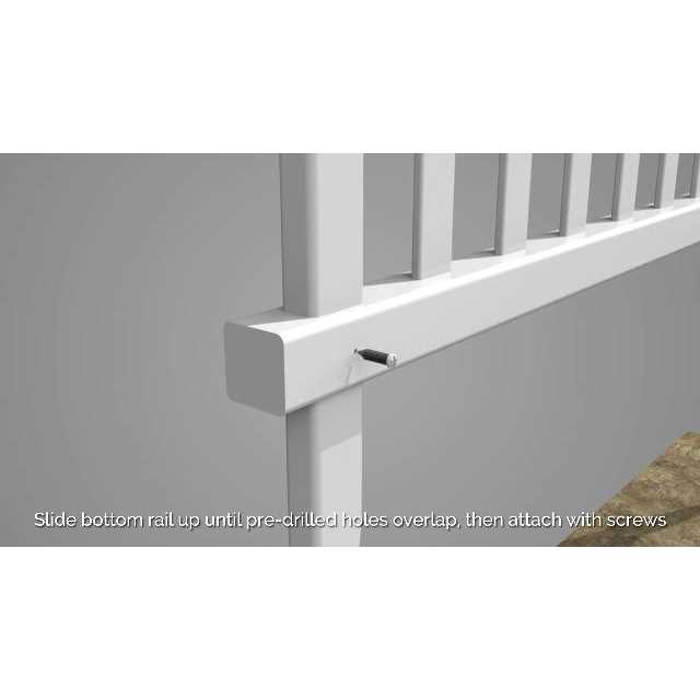Zippity Outdoor Products All American Vinyl Picket Fence with No-Dig Steel Pipe Anchor Kit - Inhomebuy
