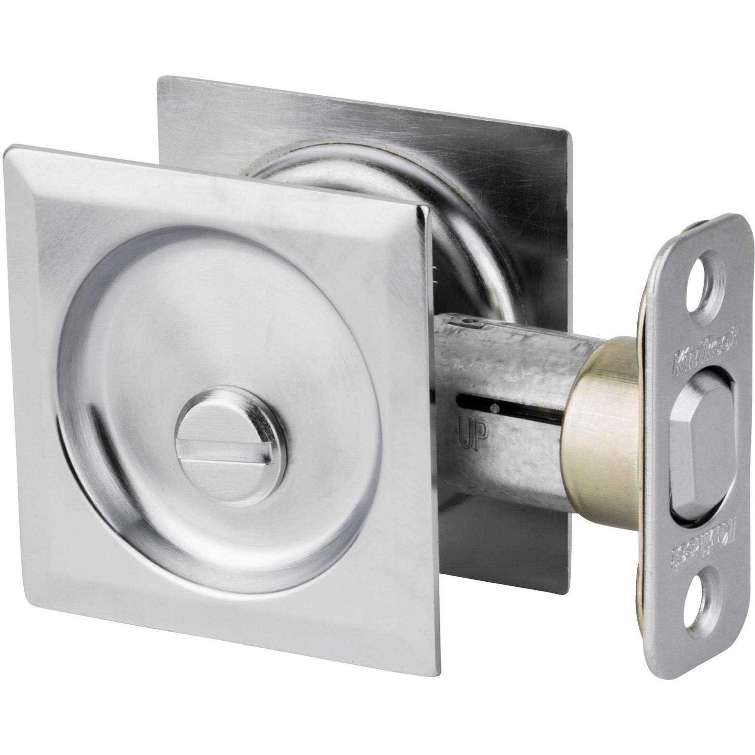 Kwikset Square Pocket Door Privacy Lock 335SQT - Inhomebuy