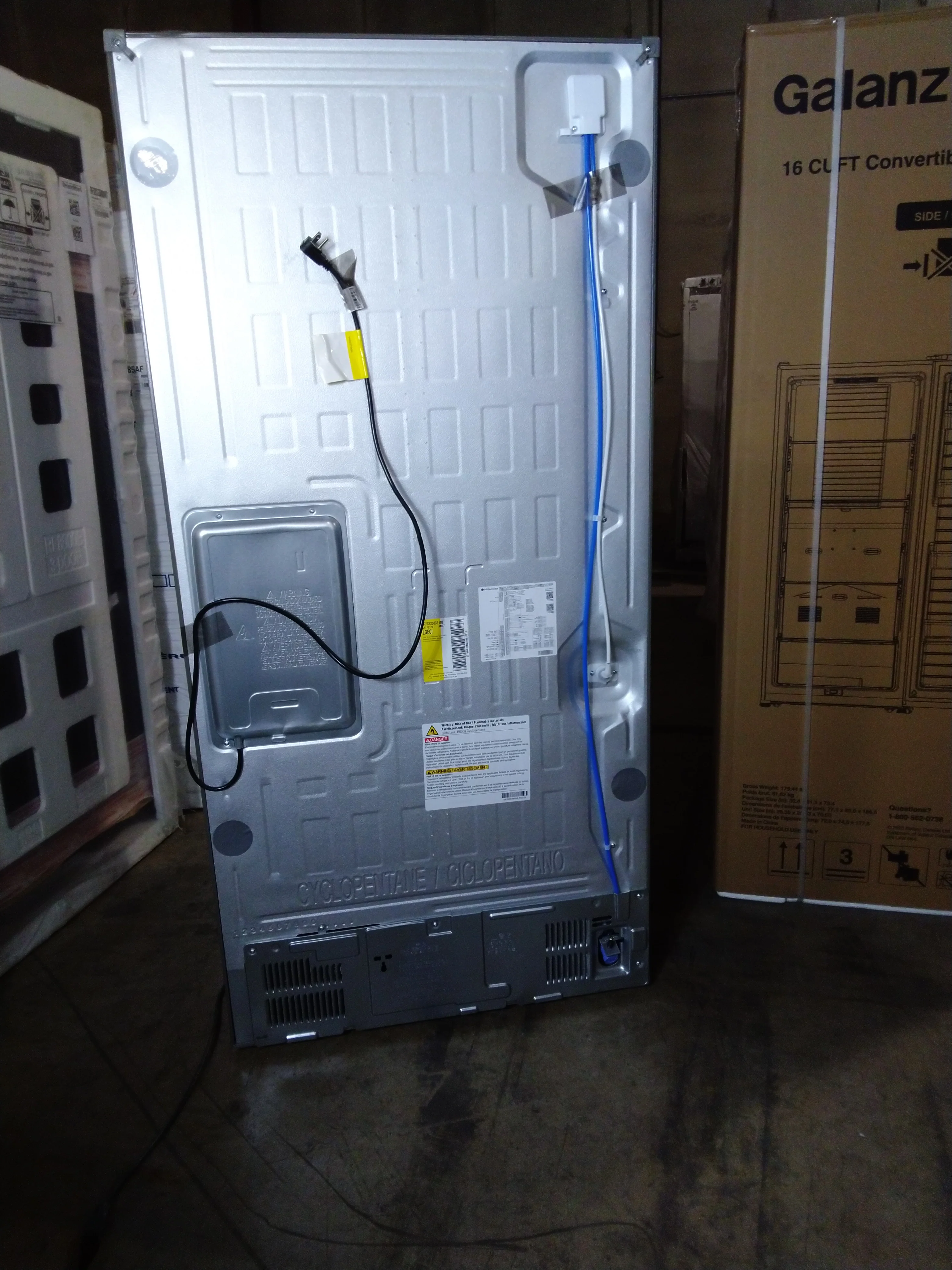 LG 33 IN. 25 CU. FT. SMUDGE-RESISTANT STAINLESS-STEEL FRENCH DOOR REFRIGERATOR WITH SMARTDIAGNOSIS - - Inhomebuy