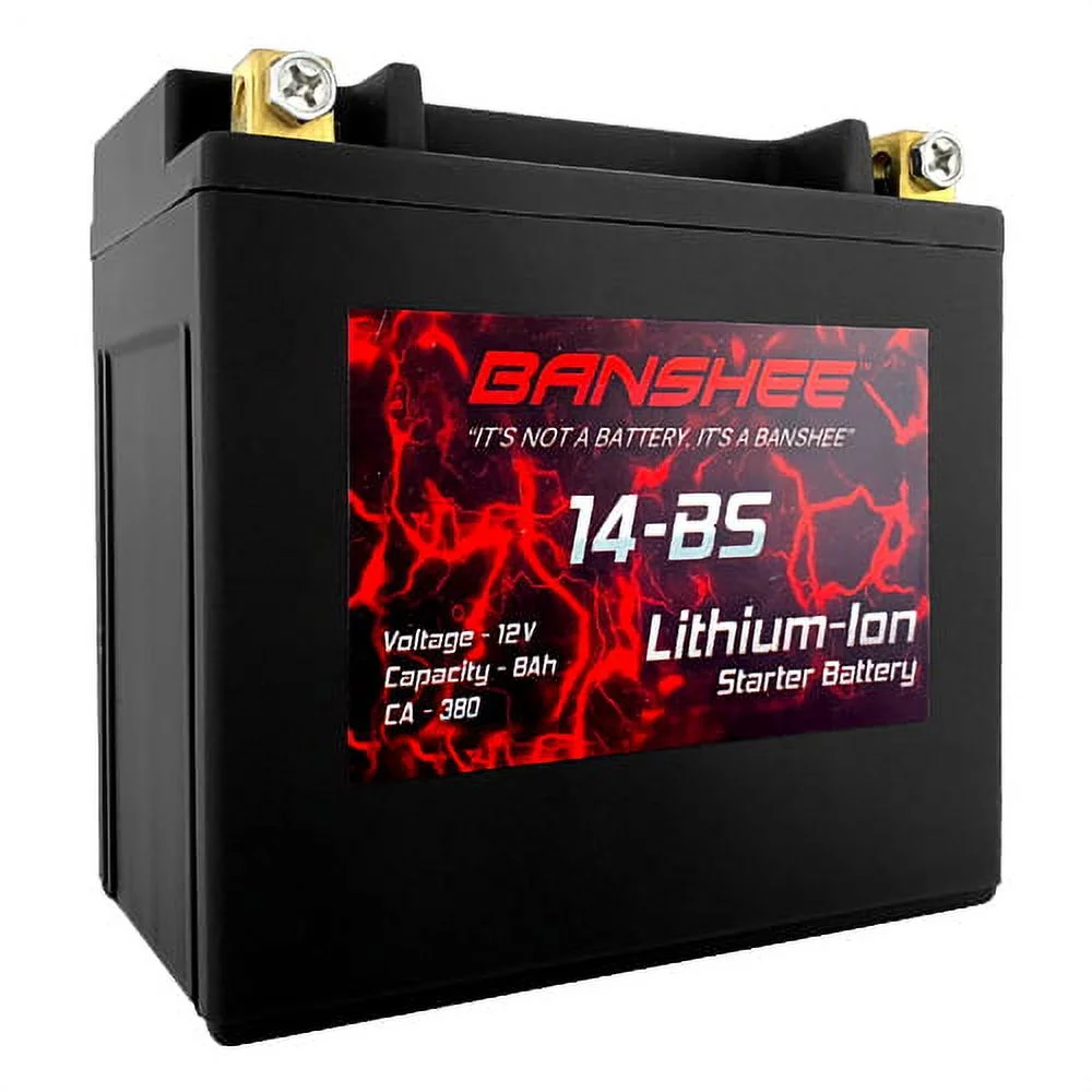 Lithium Motorcycle Battery, YTX14-BS - Inhomebuy