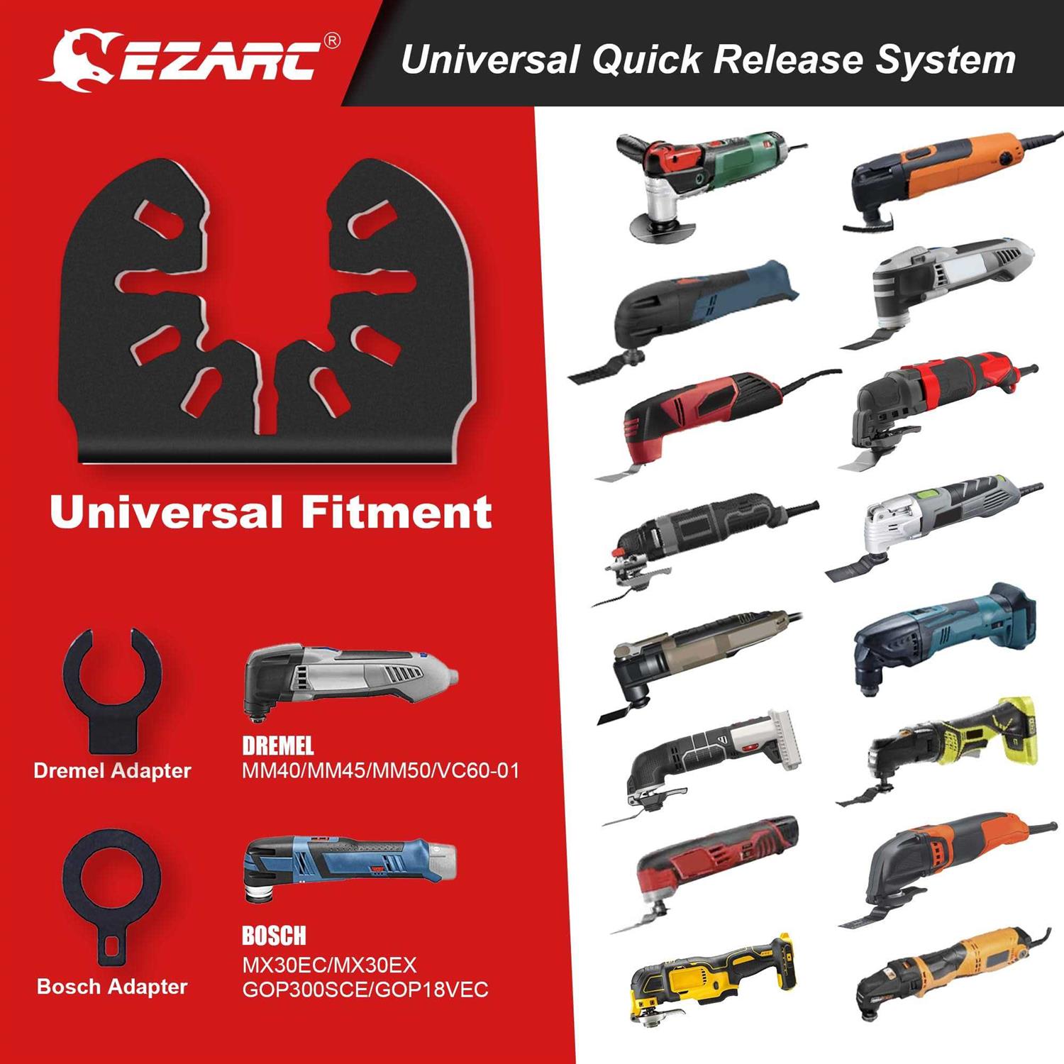 EZARC Oscillating Blades Carbide Multitool Saw Blades for Hard Material - Inhomebuy
