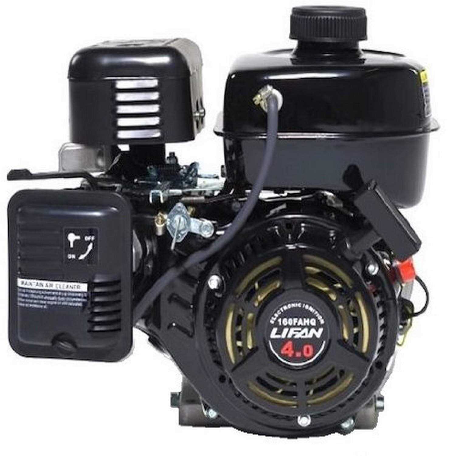 Lifan 1.5 HP OHC 4-Stroke Clutch Drive Engine with 360° Horizontal/Vertical Mount Operation LF139F-CA - Inhomebuy