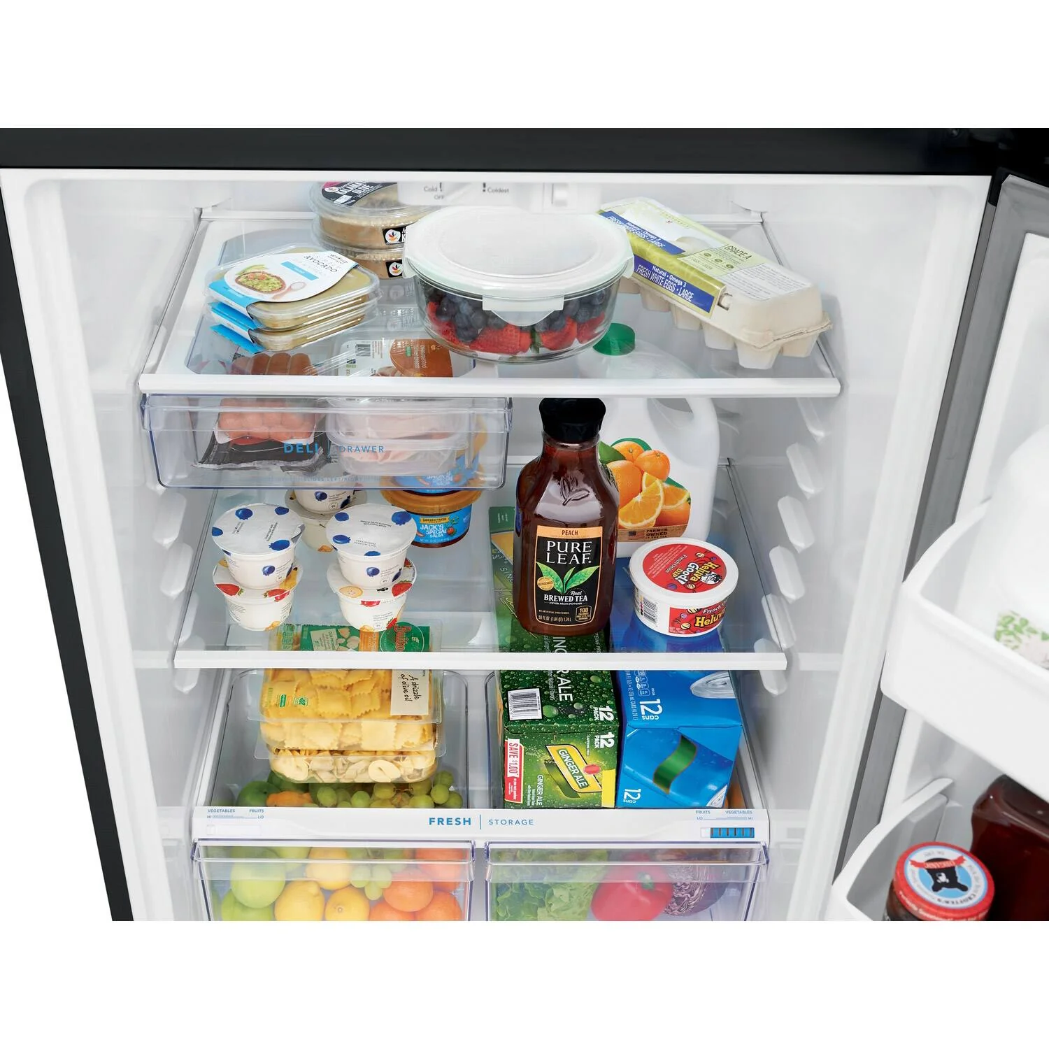 Frigidaire 30in. 18.3 cu. ft. Stainless Steel Top Freezer Refrigerator - FFTR1835VS - Inhomebuy